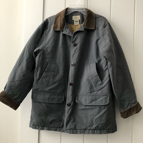 L.L. Bean Jackets & Blazers - LL Bean chore coat barn coat grey